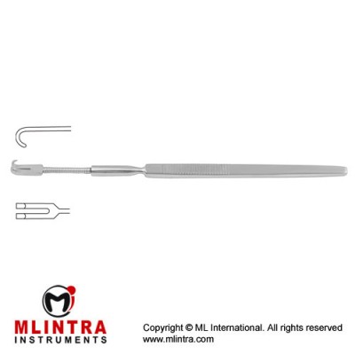Wound Retractor Flexible - 2 Blunt Prongs Stainless Steel, 16 cm - 6 1/4"